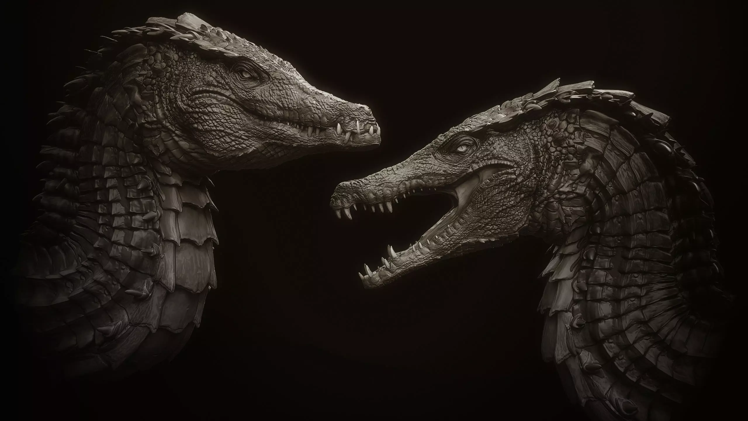 Dragon Heads Volume 2 3D model_3