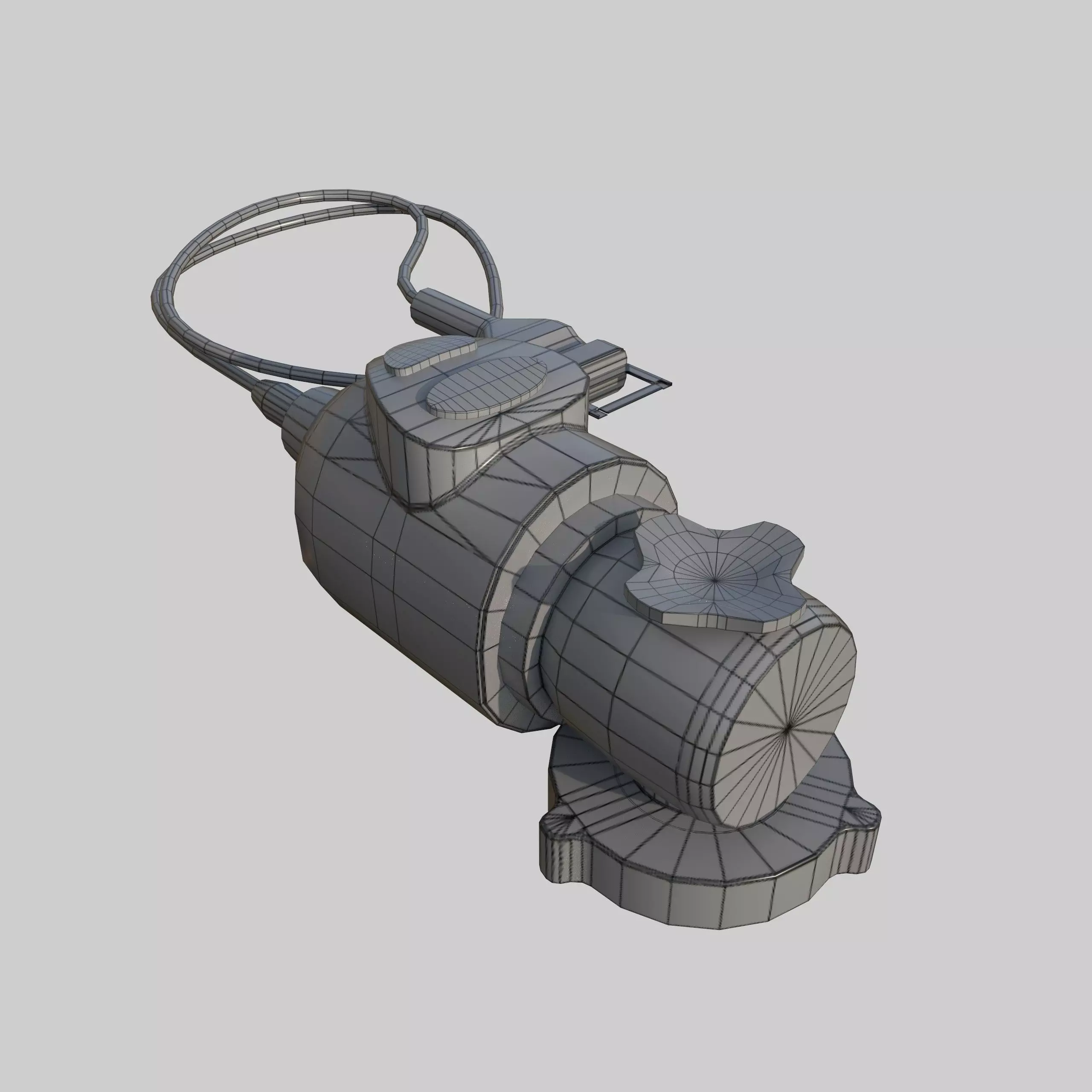 3 Chip Camera Low-poly 3D model_4