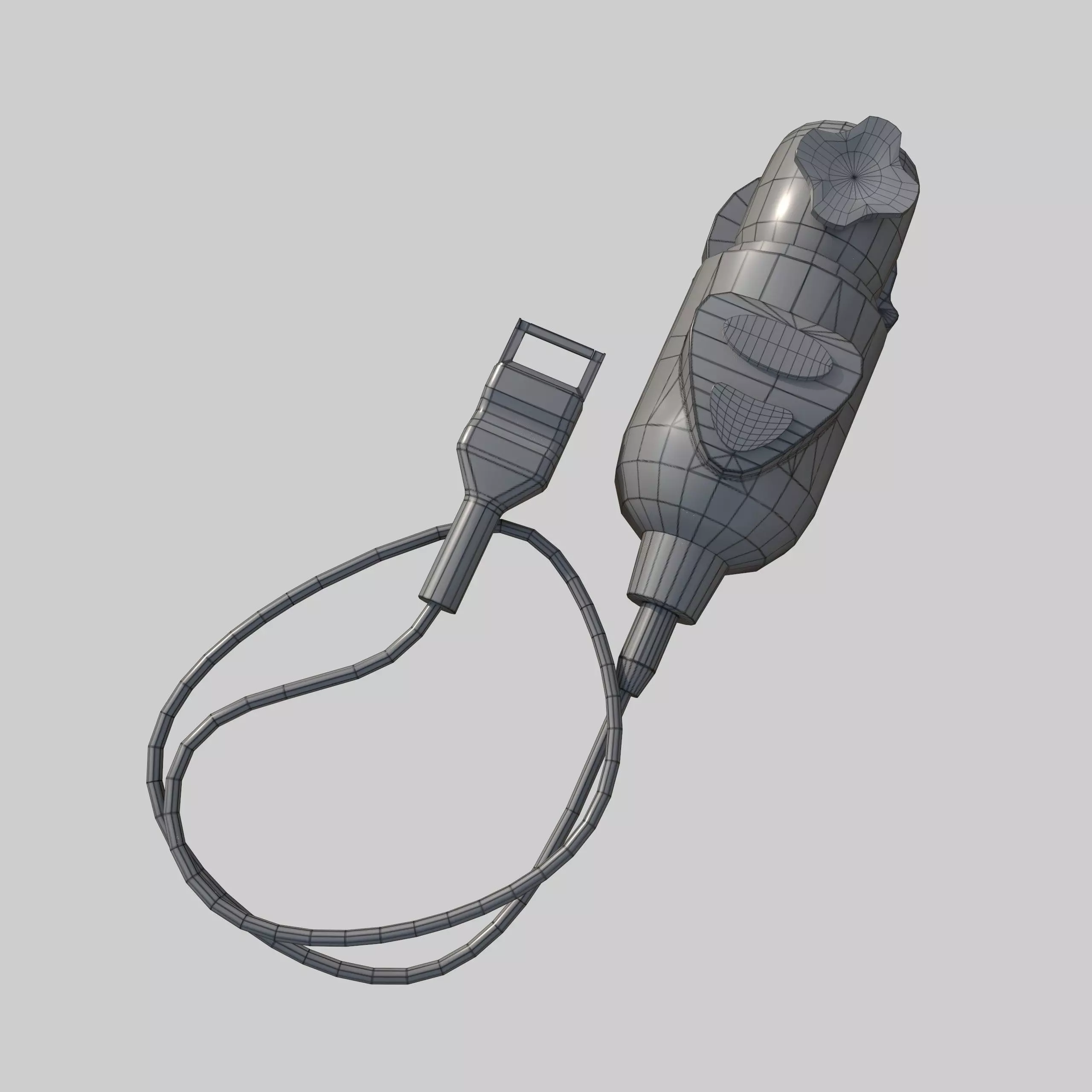 3 Chip Camera Low-poly 3D model_5