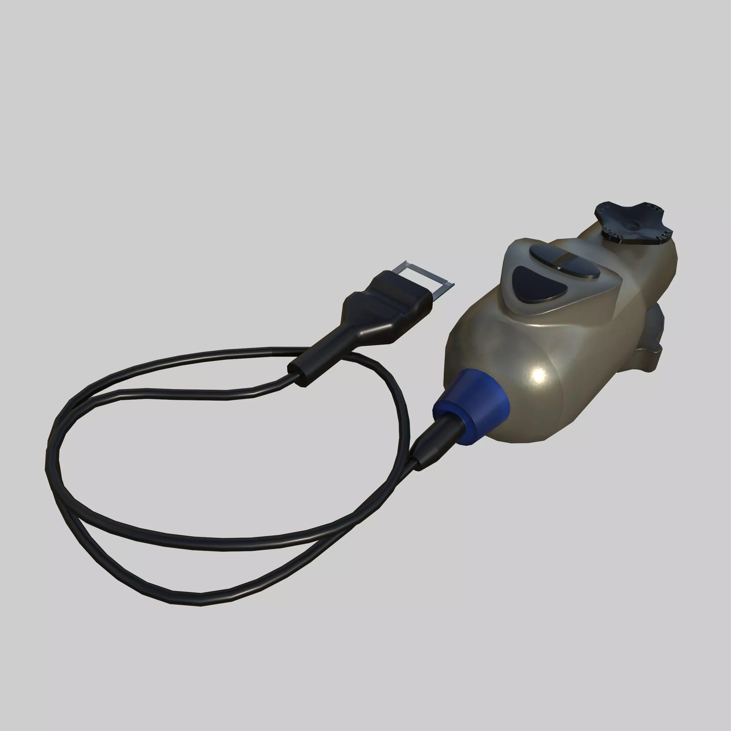 3 Chip Camera Low-poly 3D model_0