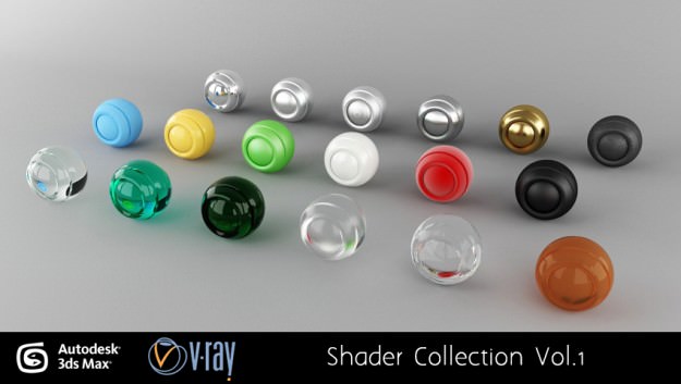 Material set Vol 1 for Vray 3D model_18