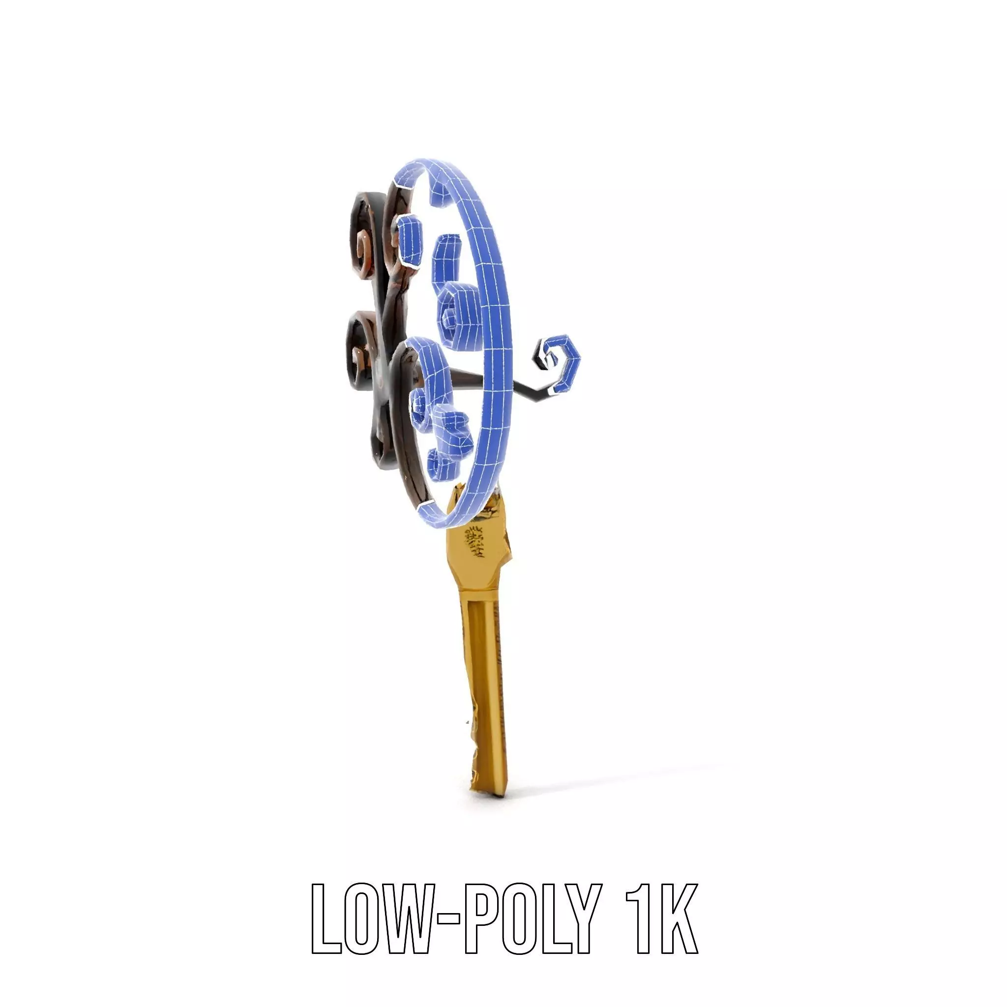 Antique Iron Key Holder model pack Low-poly 3D model_14