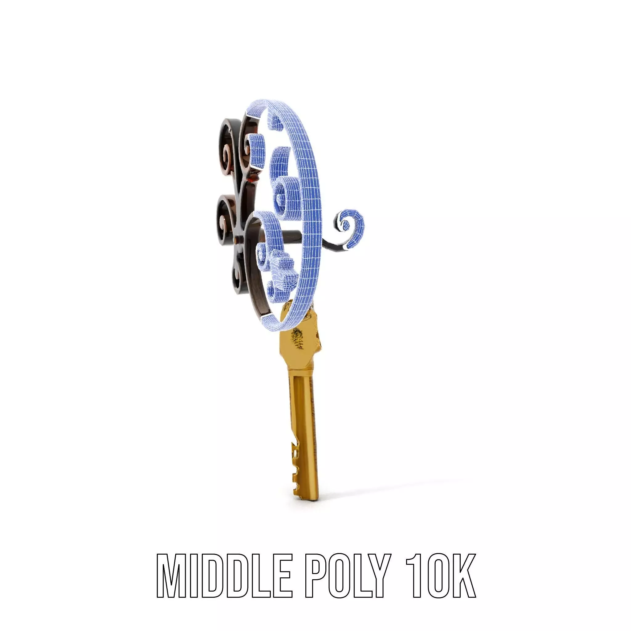 Antique Iron Key Holder model pack Low-poly 3D model_20