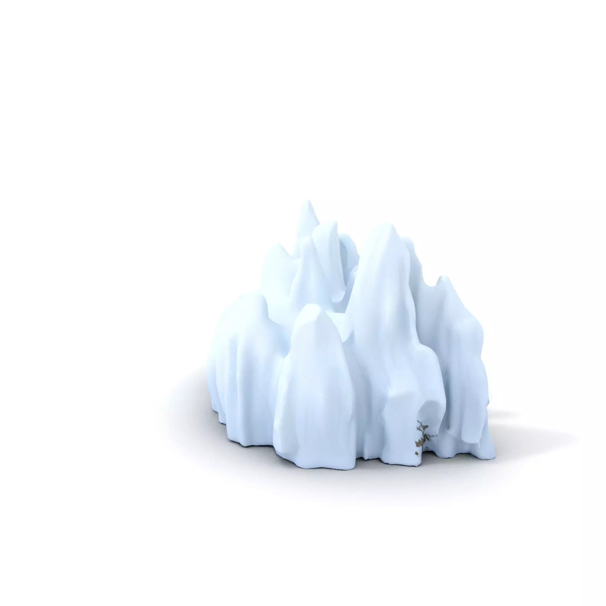 Glacier Peaks Ice model pack Low-poly 3D model_6