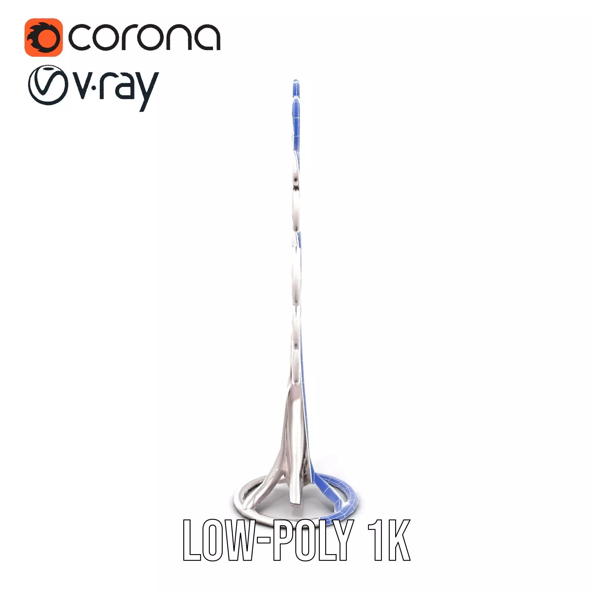 Elegant Spiral Tree model pack Low-poly 3D model_19