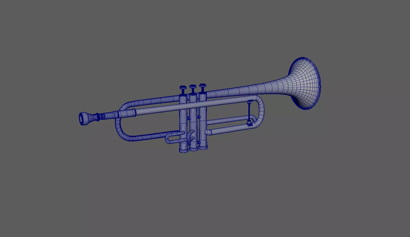 Trumpet 3D model_3