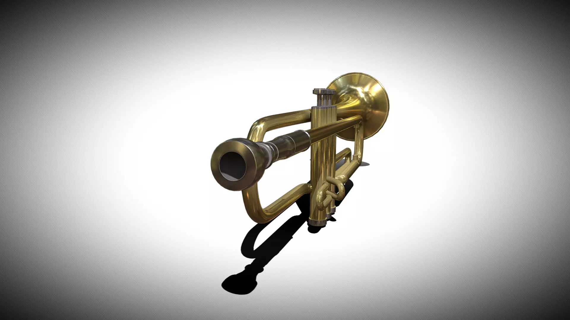 Trumpet 3D model_2