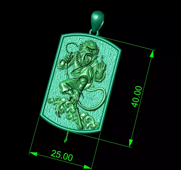 Monkey King Sun Wukong 3D print model_1