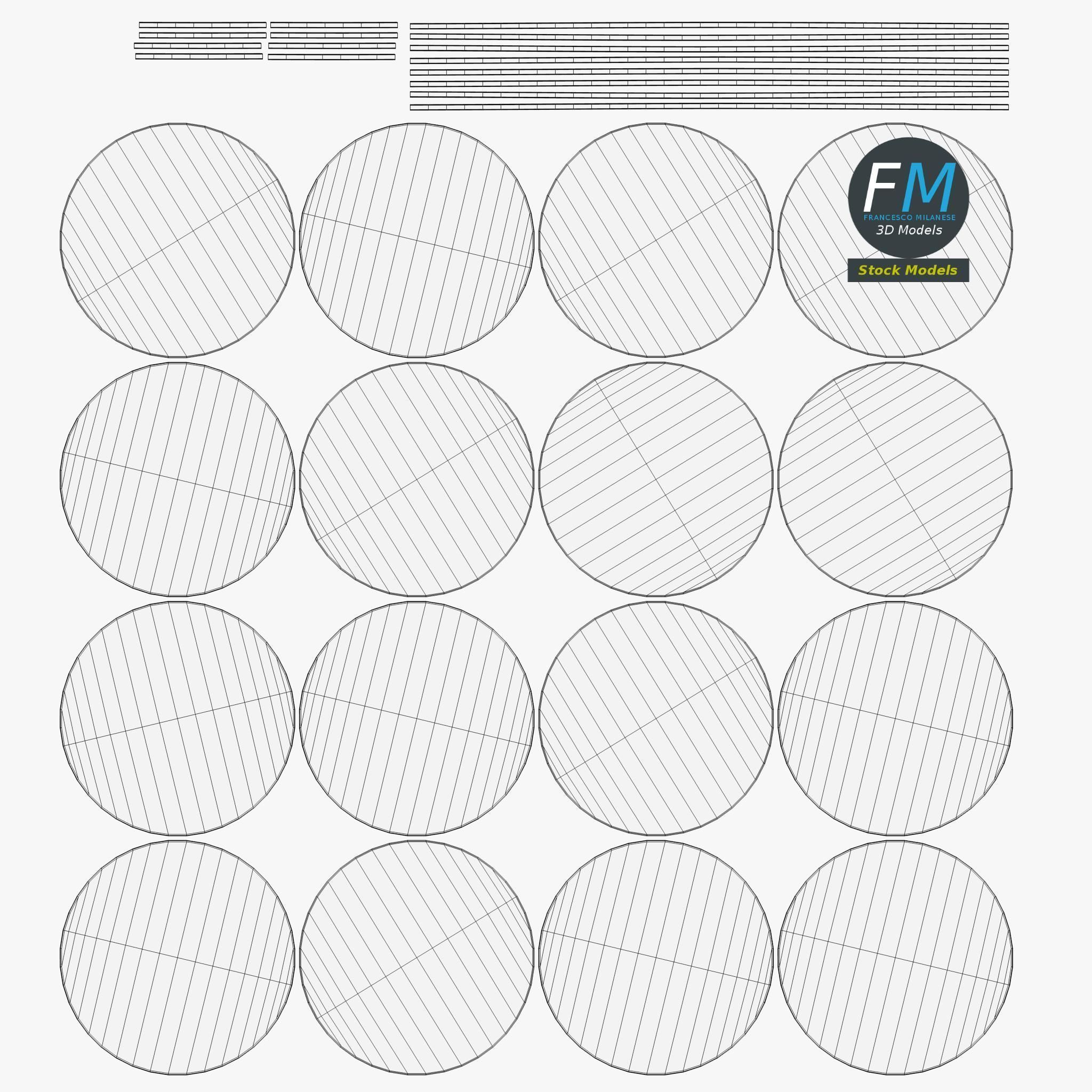 Studio light ceiling frame rig 3D model_11
