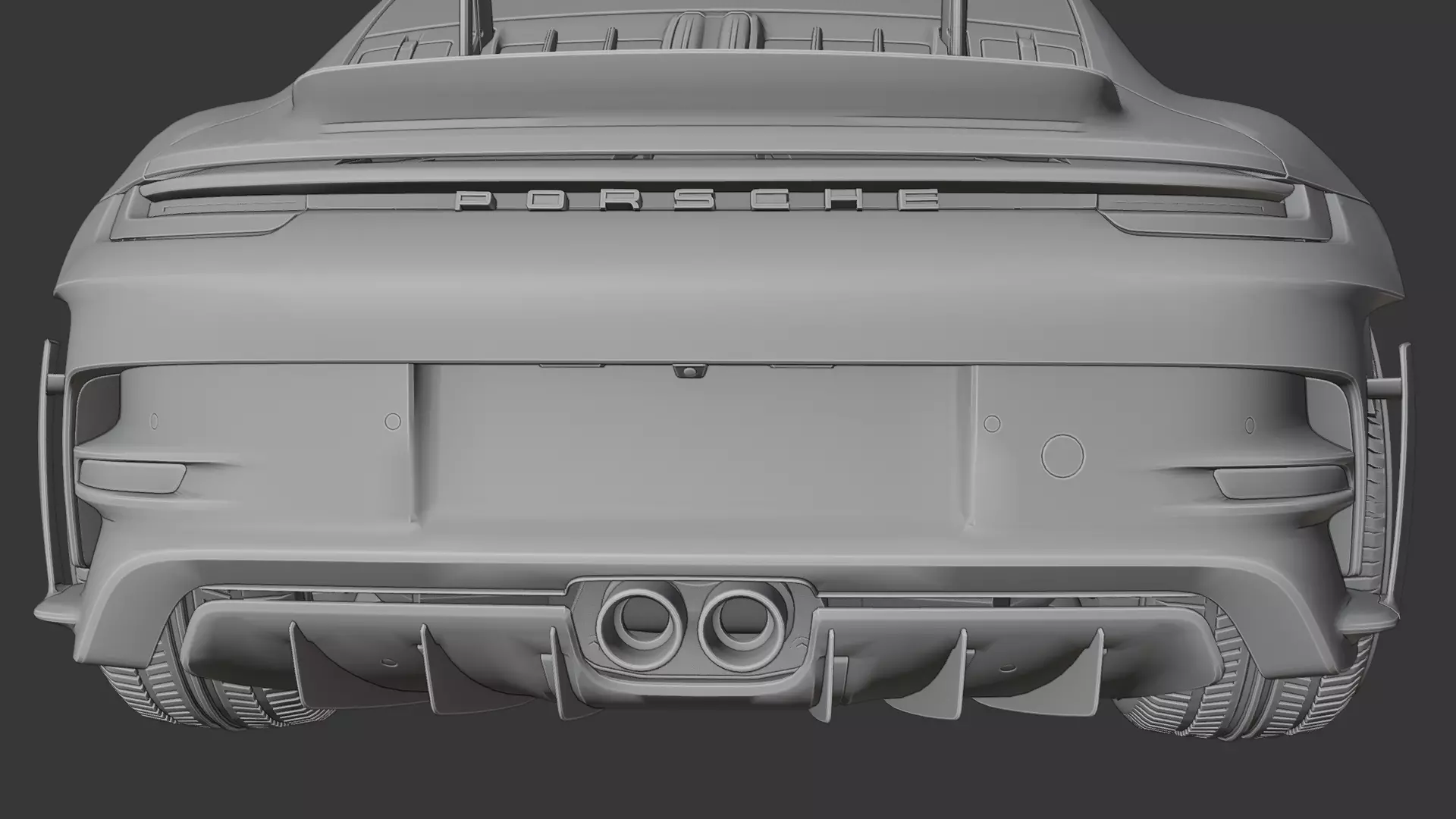 Porsche GT3 RS 3D print model_10