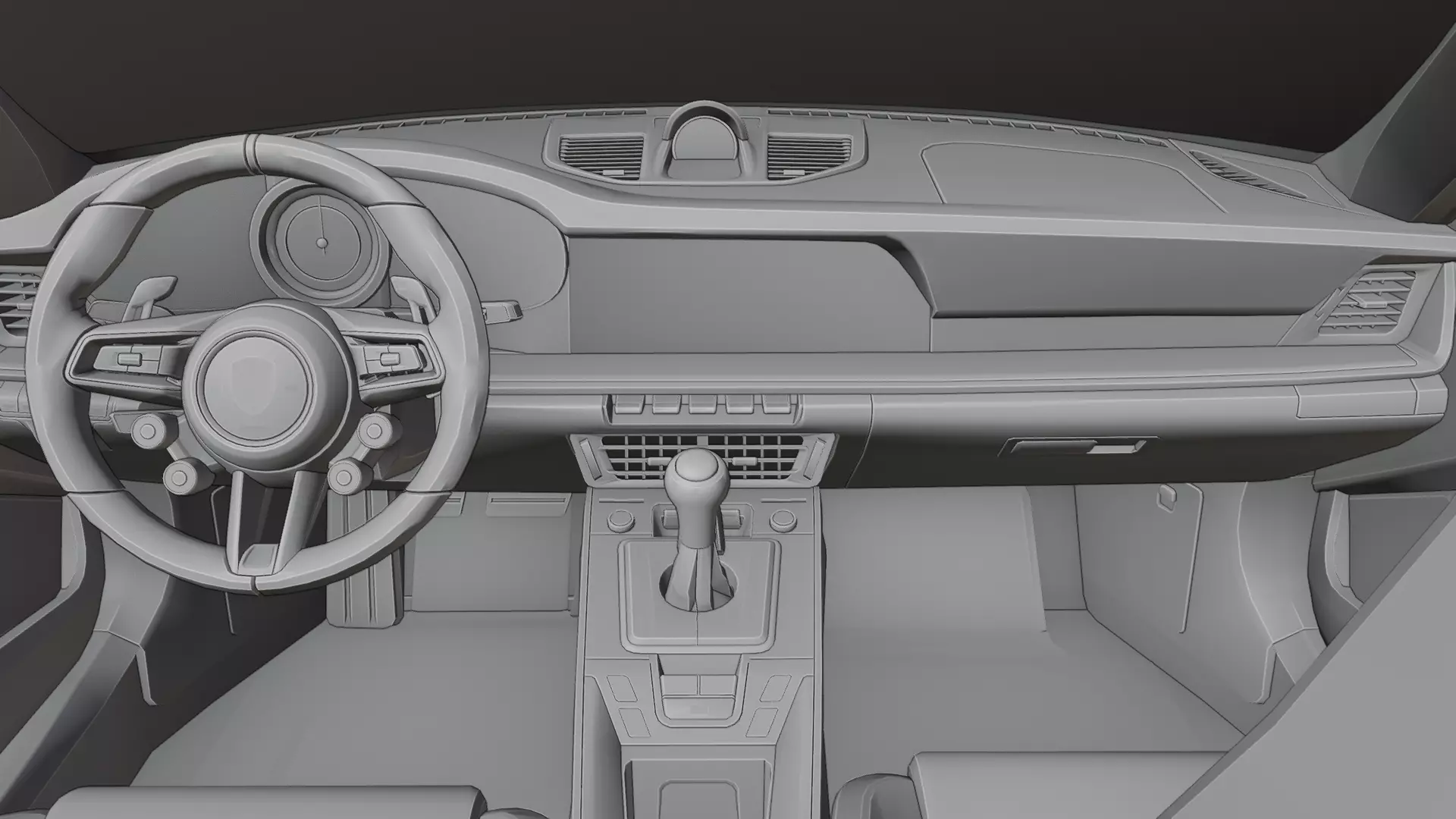 Porsche GT3 RS 3D print model_2