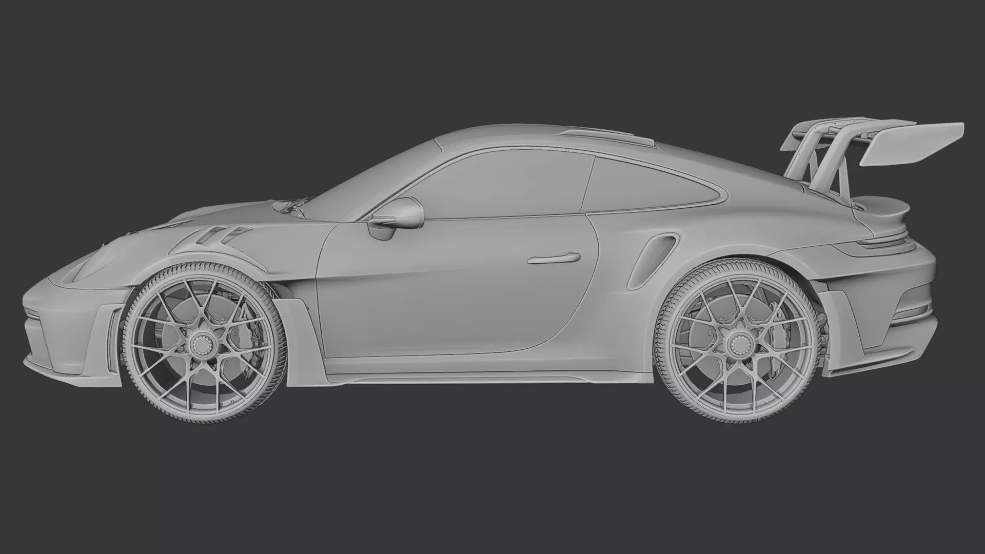 Porsche GT3 RS 3D print model_1