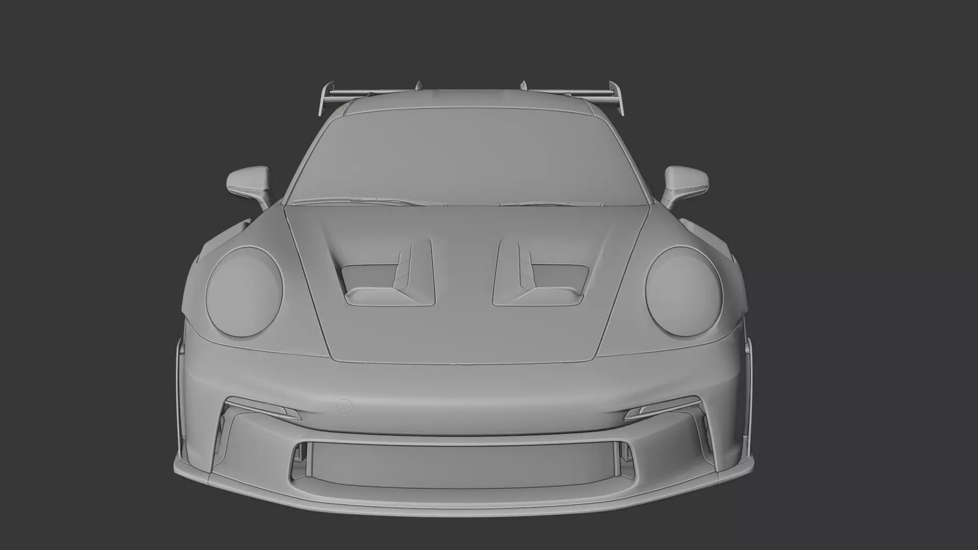 Porsche GT3 RS 3D print model_7