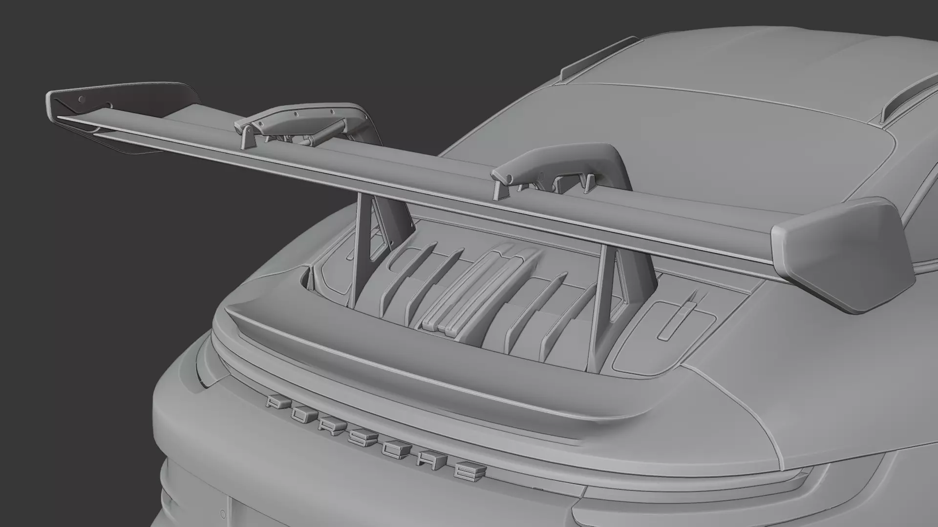 Porsche GT3 RS 3D print model_11