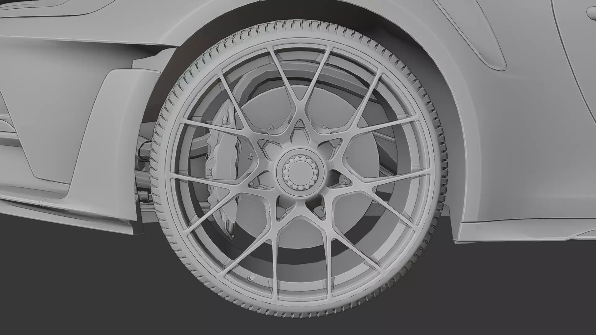 Porsche GT3 RS 3D print model_9