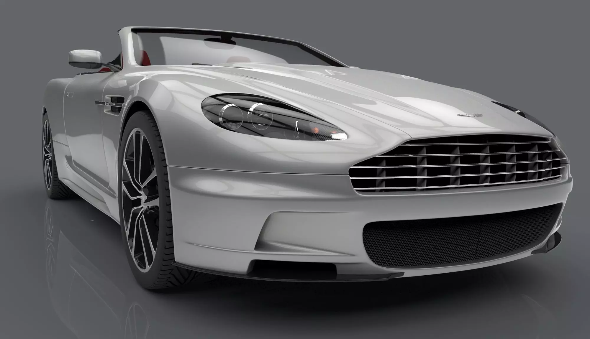 Aston Martin 3ds Max 3D Model with Renders 3D model_2