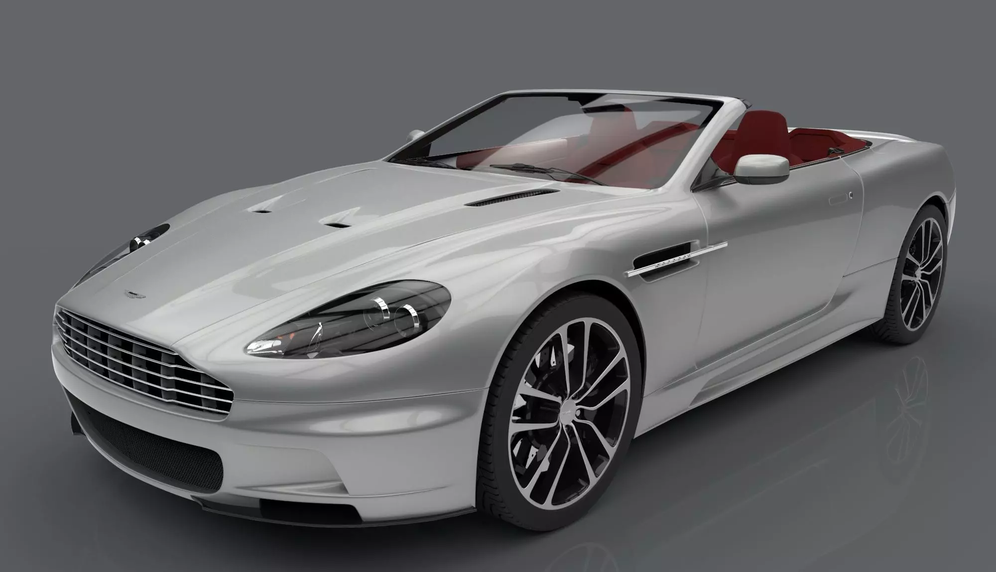Aston Martin 3ds Max 3D Model with Renders 3D model_1