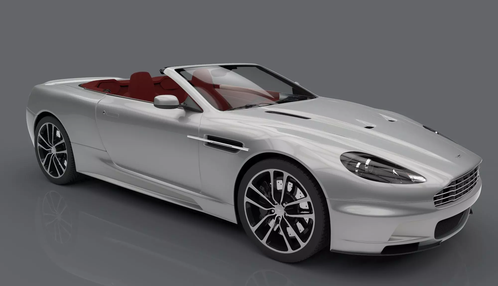 Aston Martin 3ds Max 3D Model with Renders 3D model_0