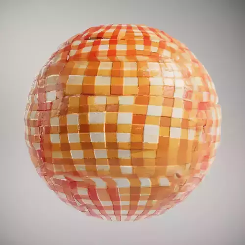 Vibrant Checkered Fabric HQ PBR Textures Set