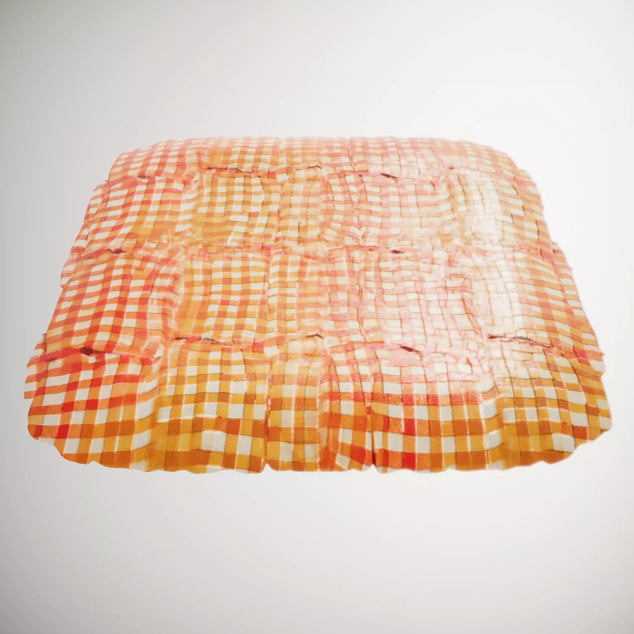 Vibrant Checkered Fabric HQ PBR Textures Set Texture_3