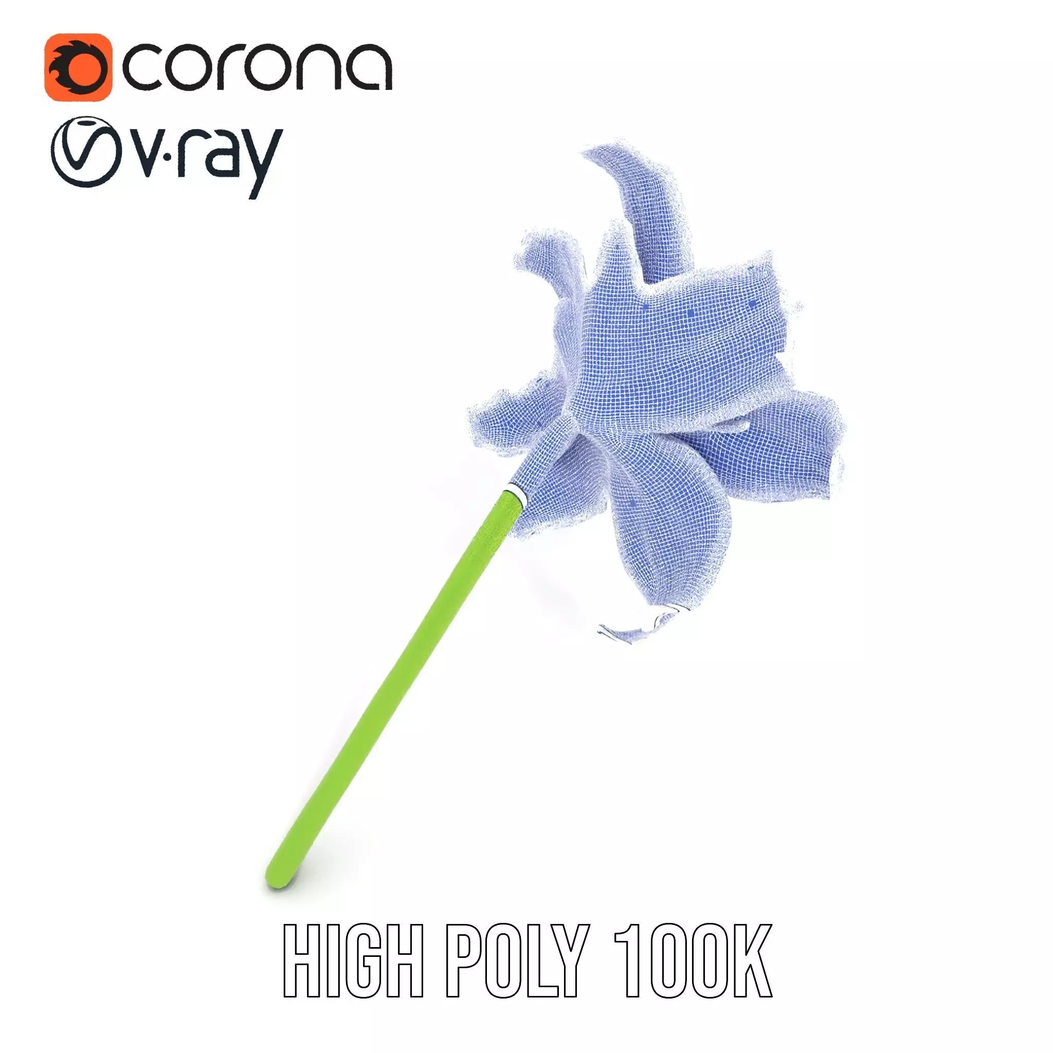 Elegant White Lily model pack Low-poly 3D model_33