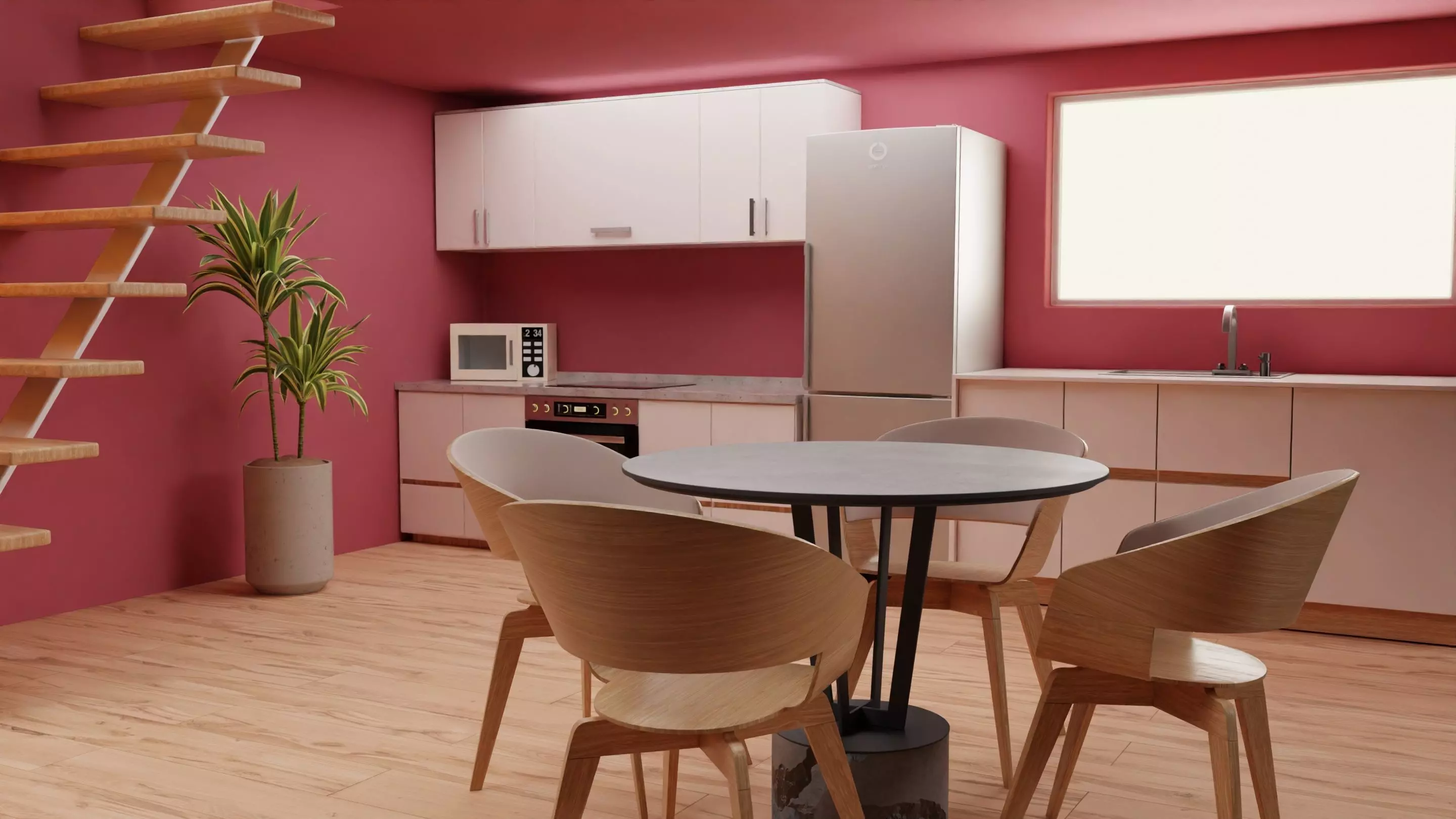 Doublefloor apartment 3D model_1