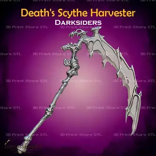 Deaths Scythe Harvester Cosplay Darksiders - STL File