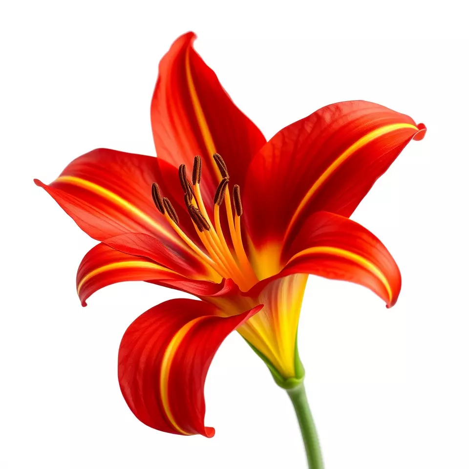 Radiant Red Lily model pack Low-poly 3D model_3