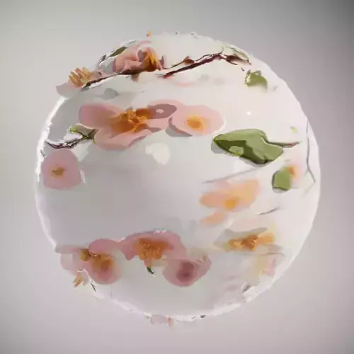 Blossom Petal Glass HQ PBR Textures Set