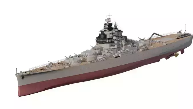 FRENCH NAVY BATTLESHIP