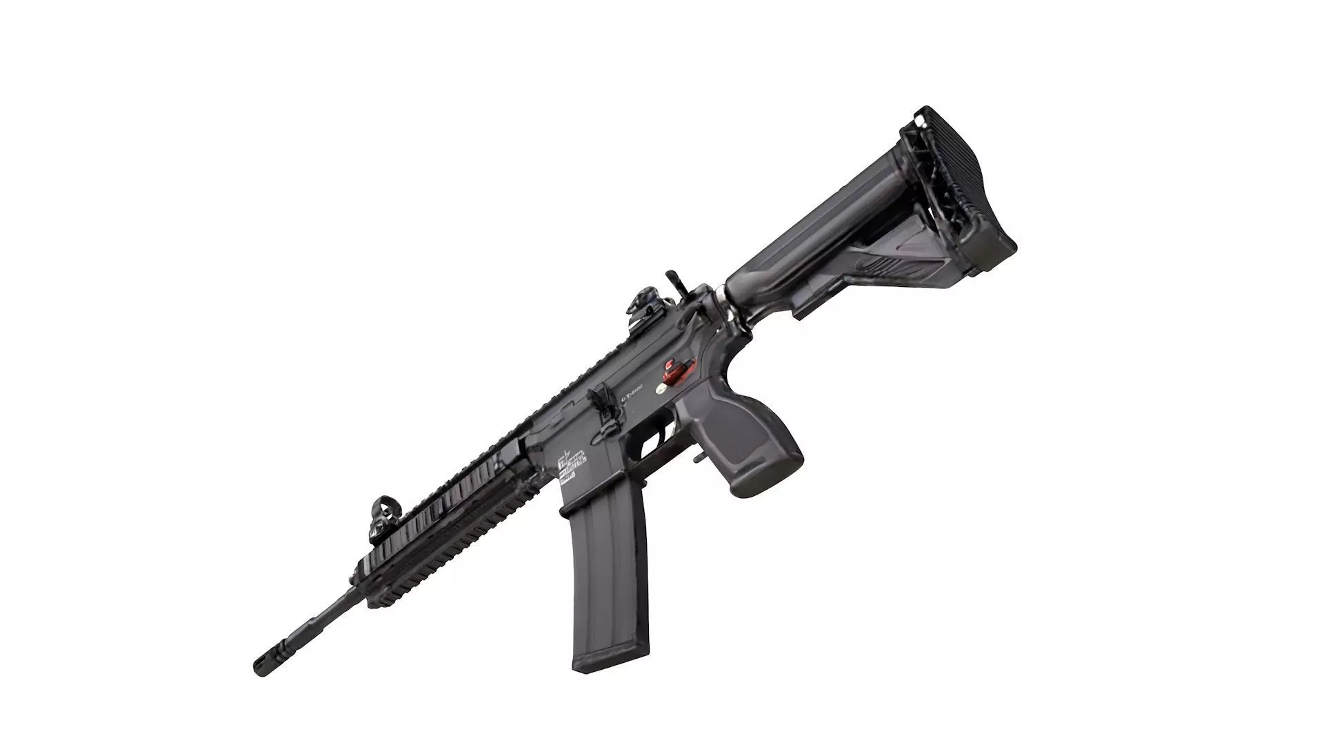 HK416 Rifle  3D model_2