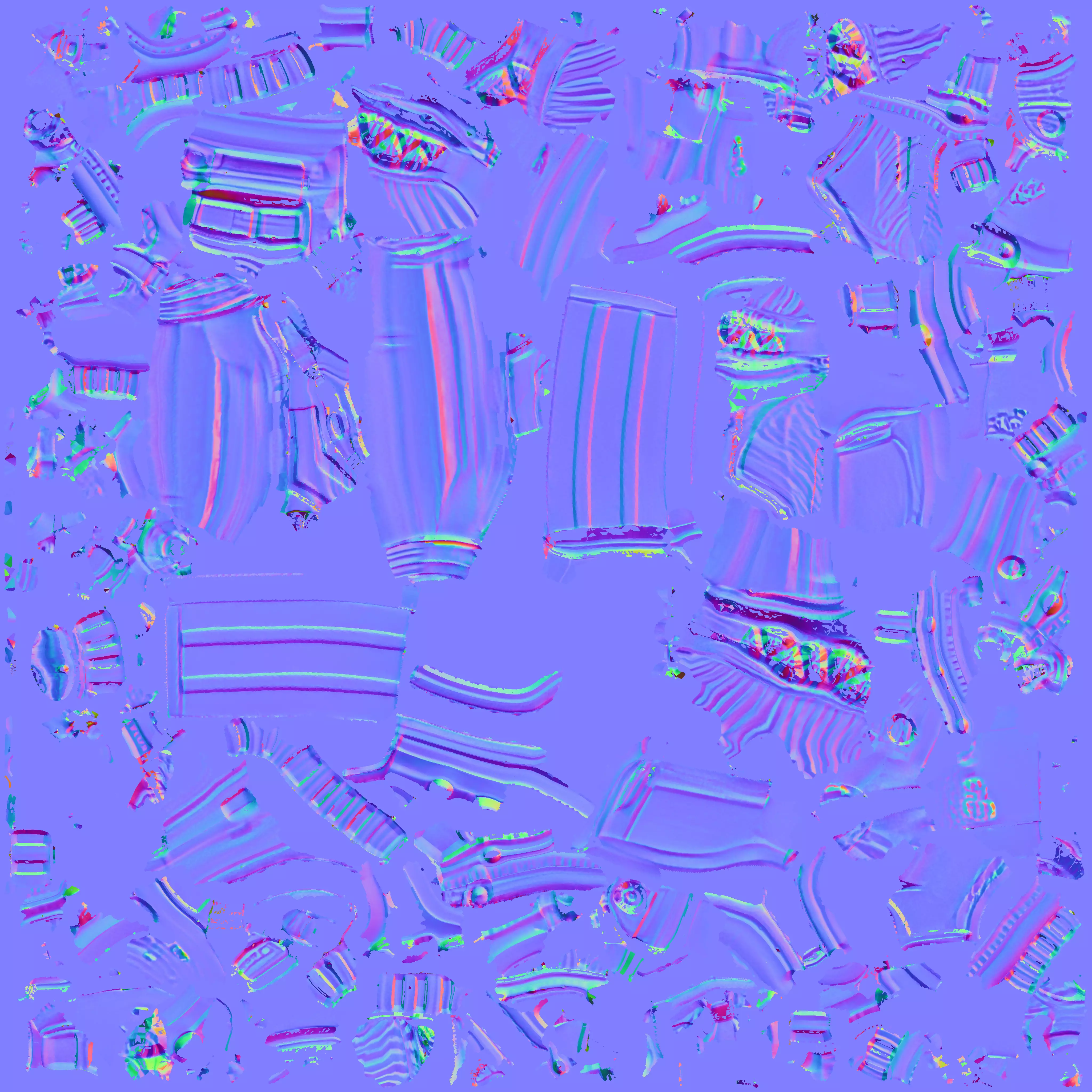 HK416 Rifle  3D model_9