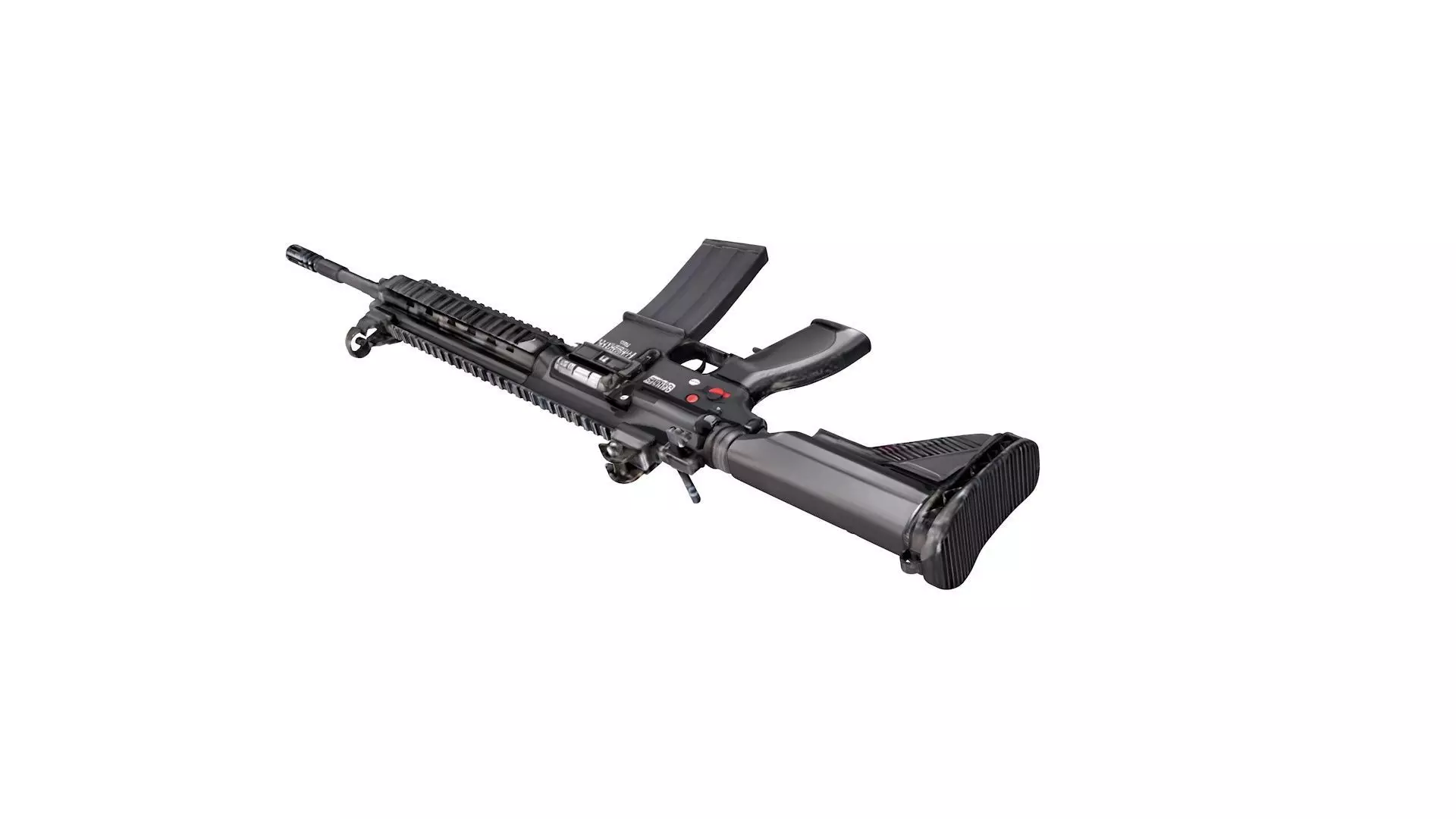 HK416 Rifle  3D model_1