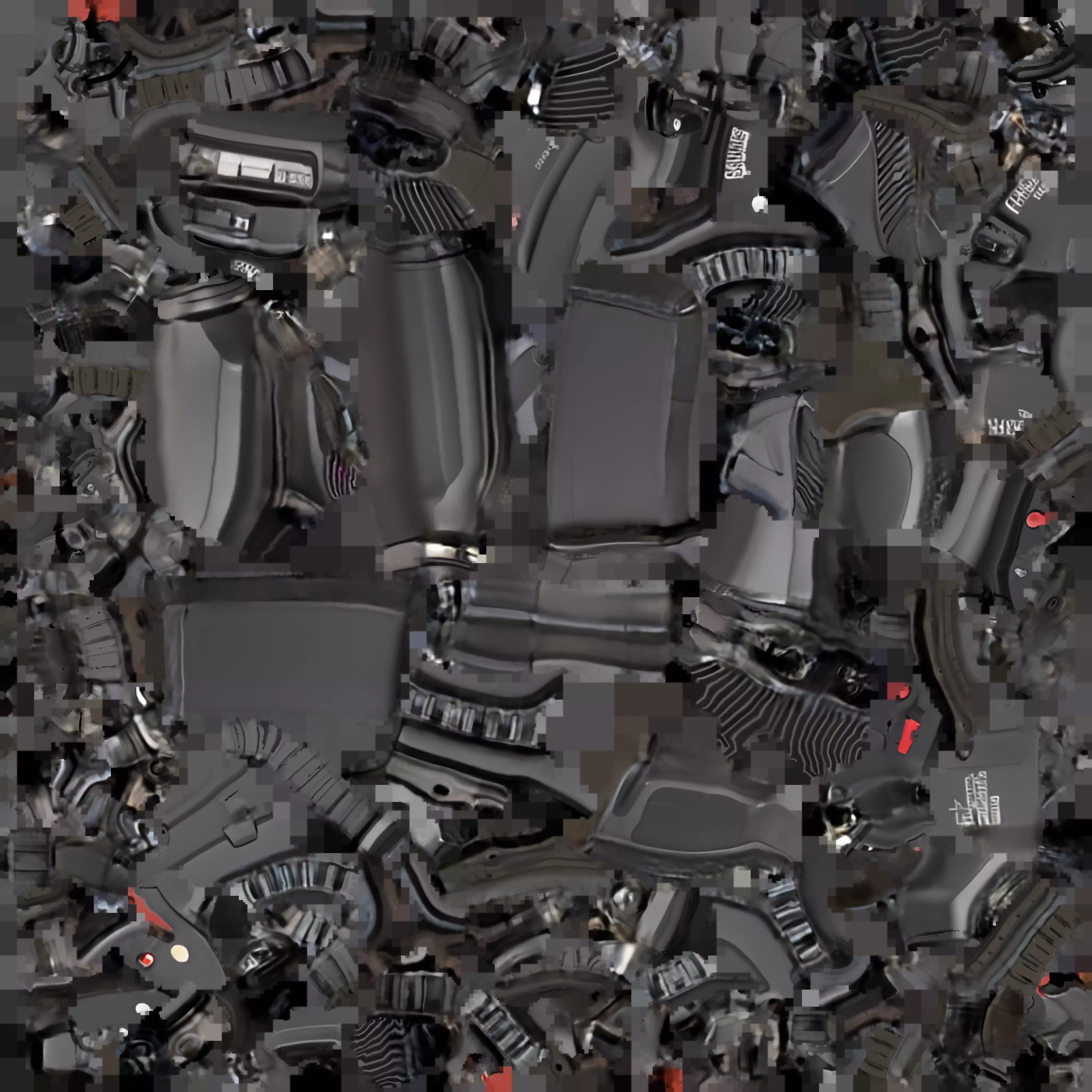 HK416 Rifle  3D model_7