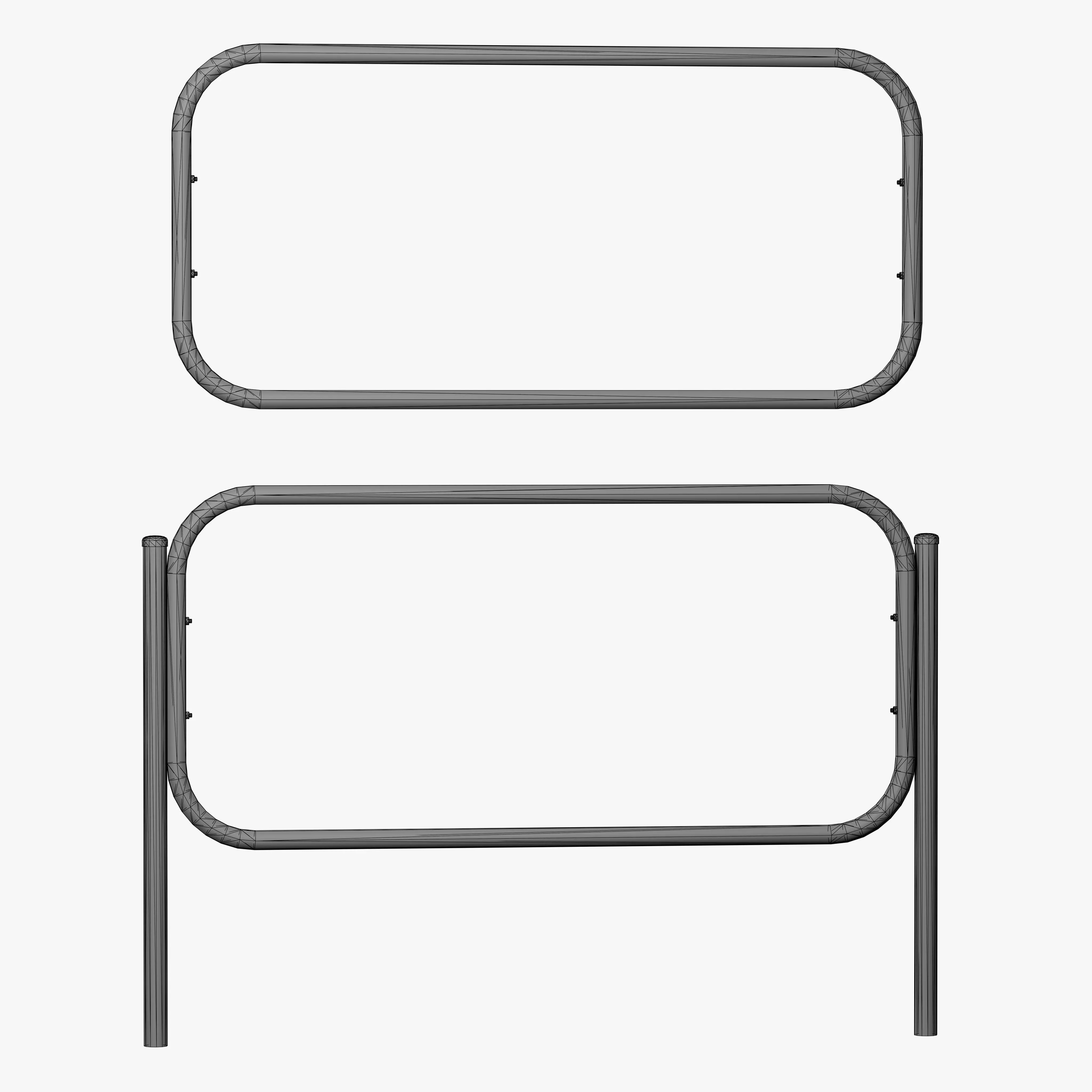 Guardrail A Low-poly 3D model_11