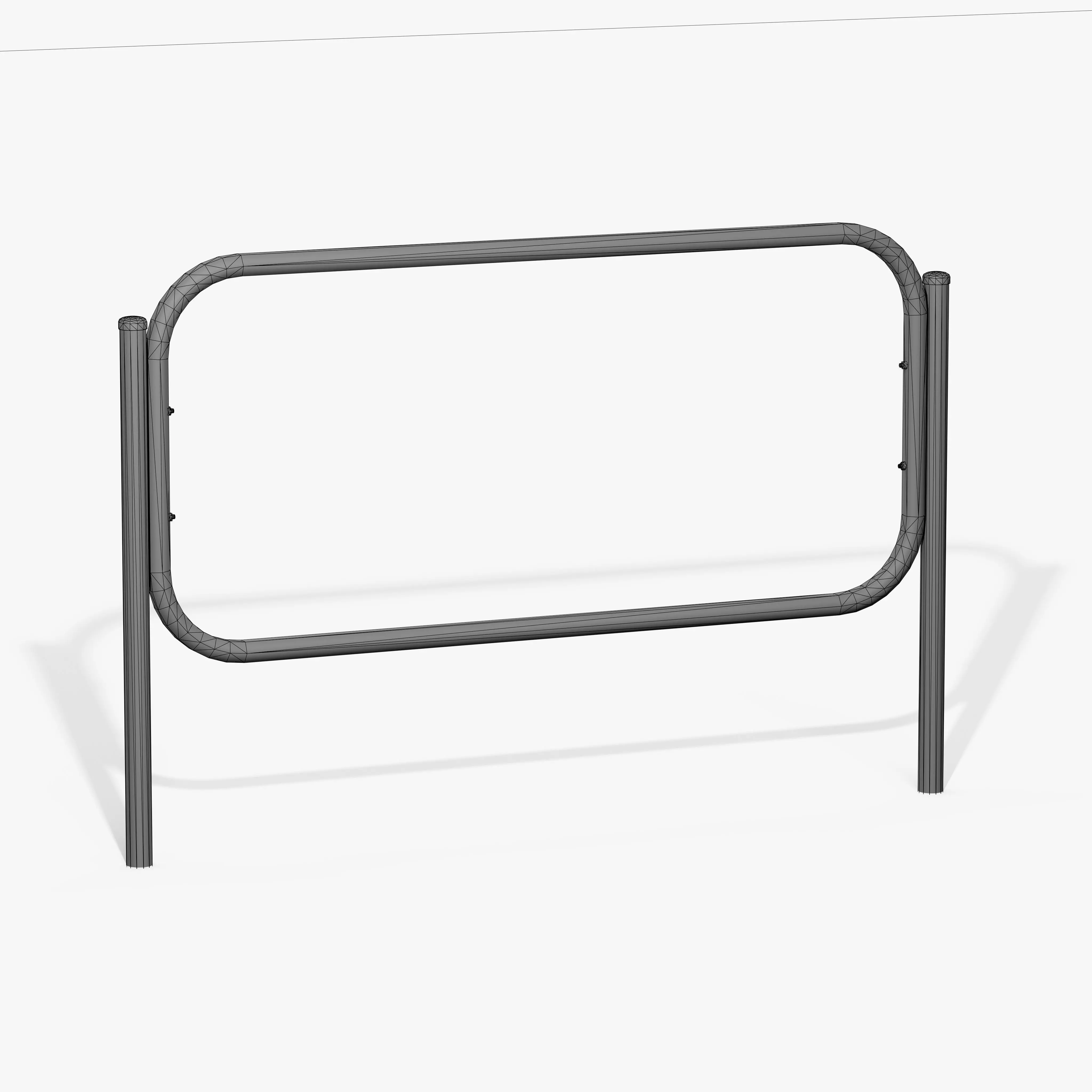 Guardrail A Low-poly 3D model_12