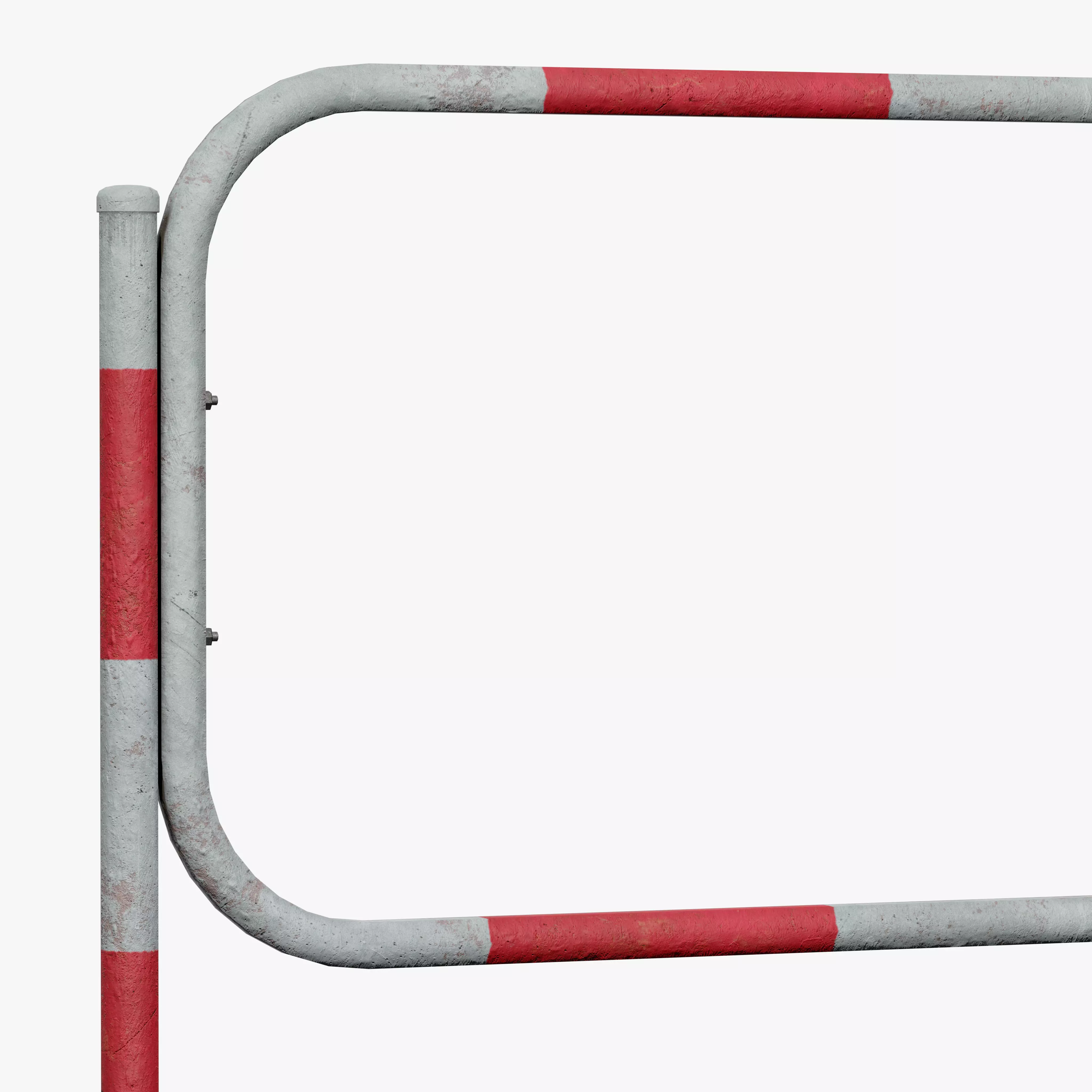 Guardrail A Low-poly 3D model_9