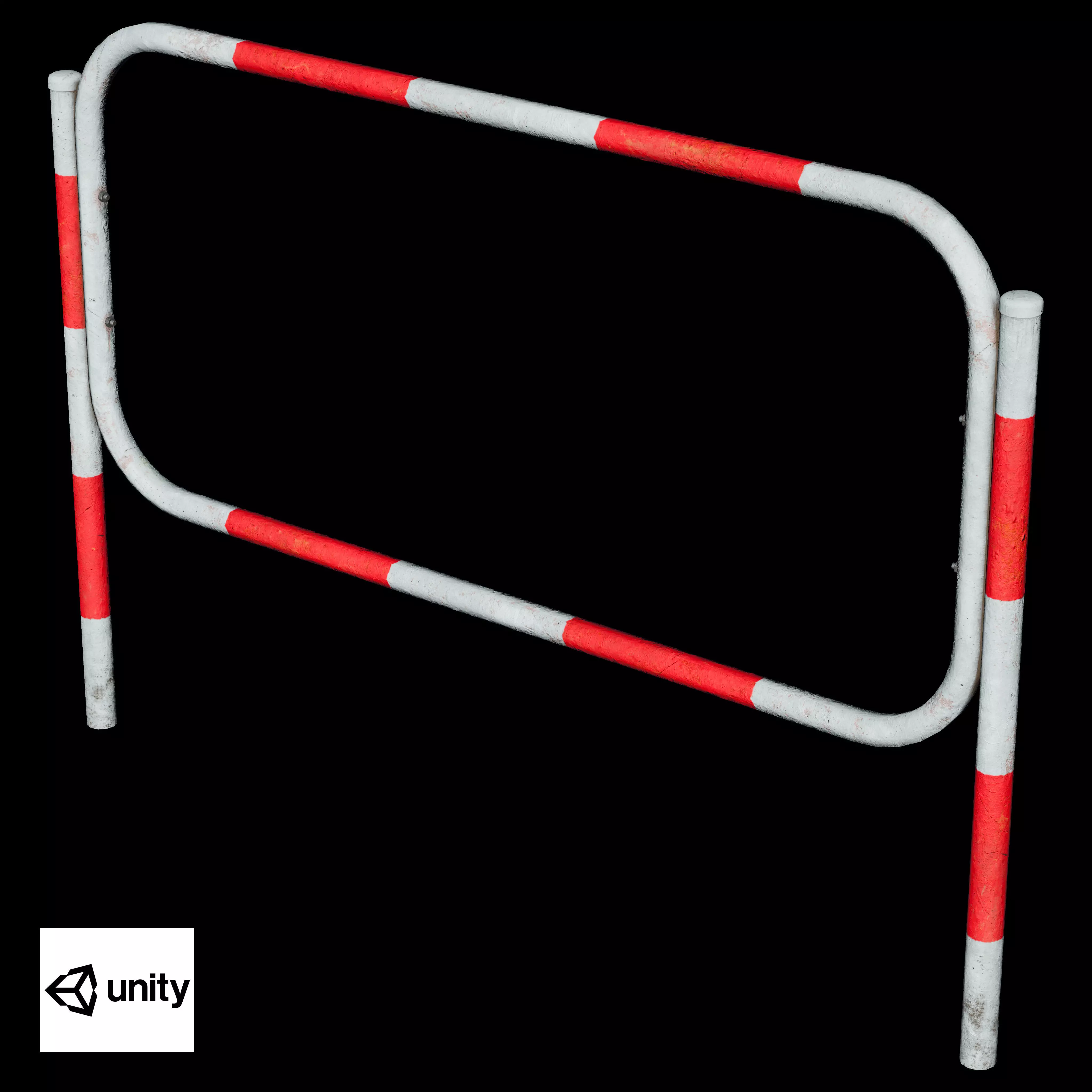 Guardrail A Low-poly 3D model_14