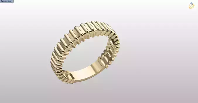 texture minimal ring