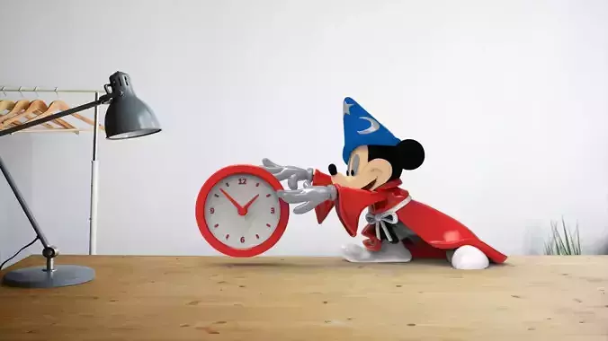 Mickey Mouse desk clock
