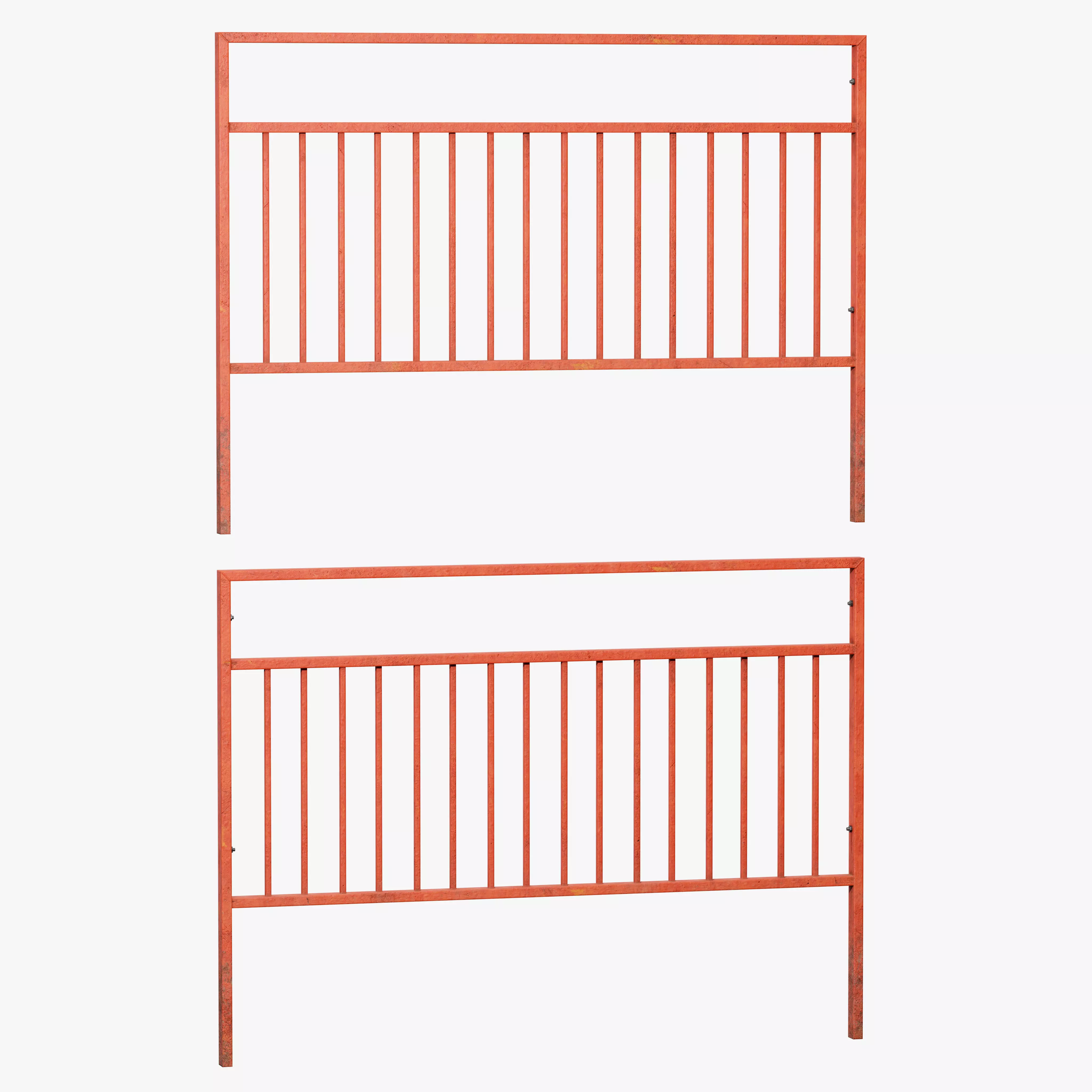 Guardrail B Low-poly 3D model_10