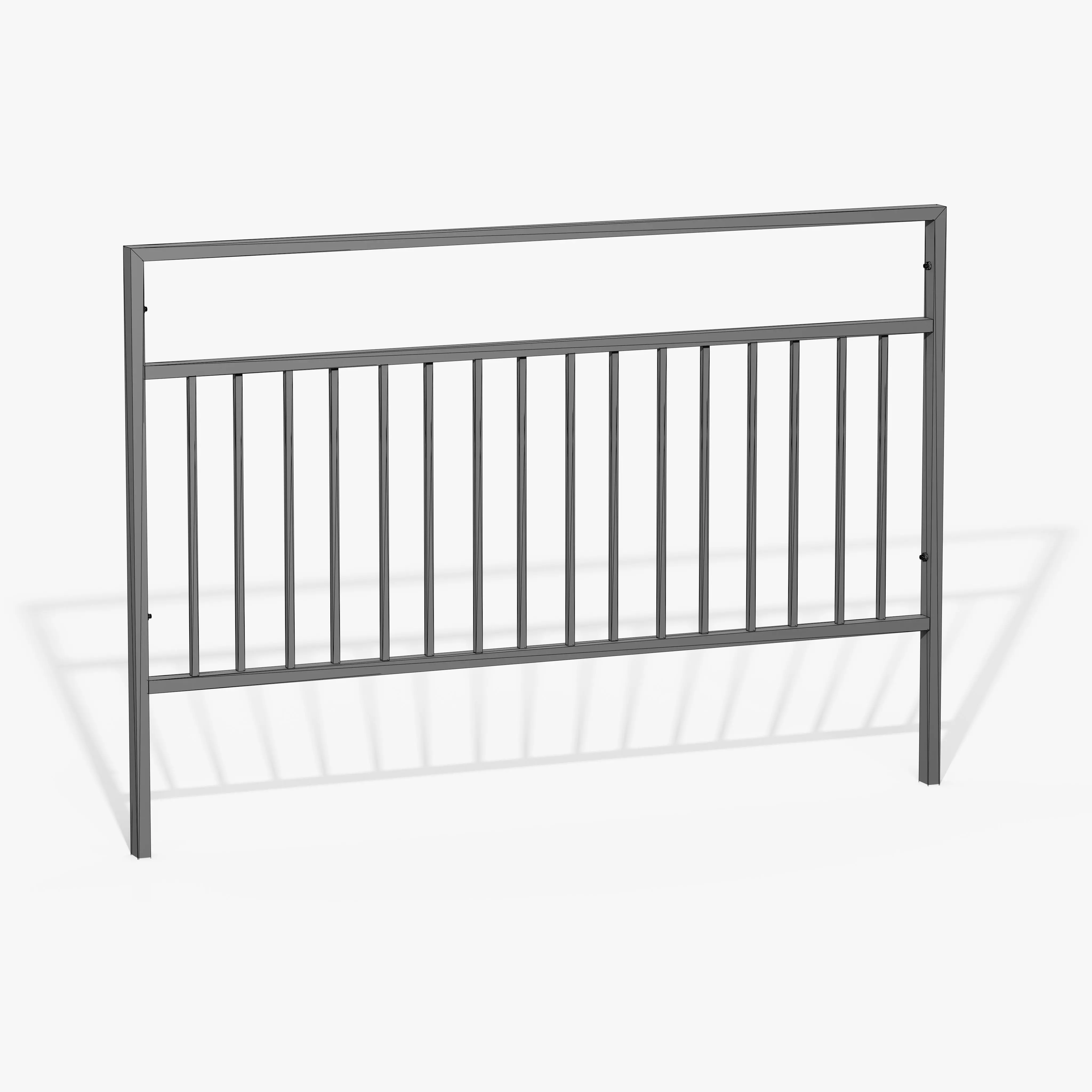 Guardrail B Low-poly 3D model_12