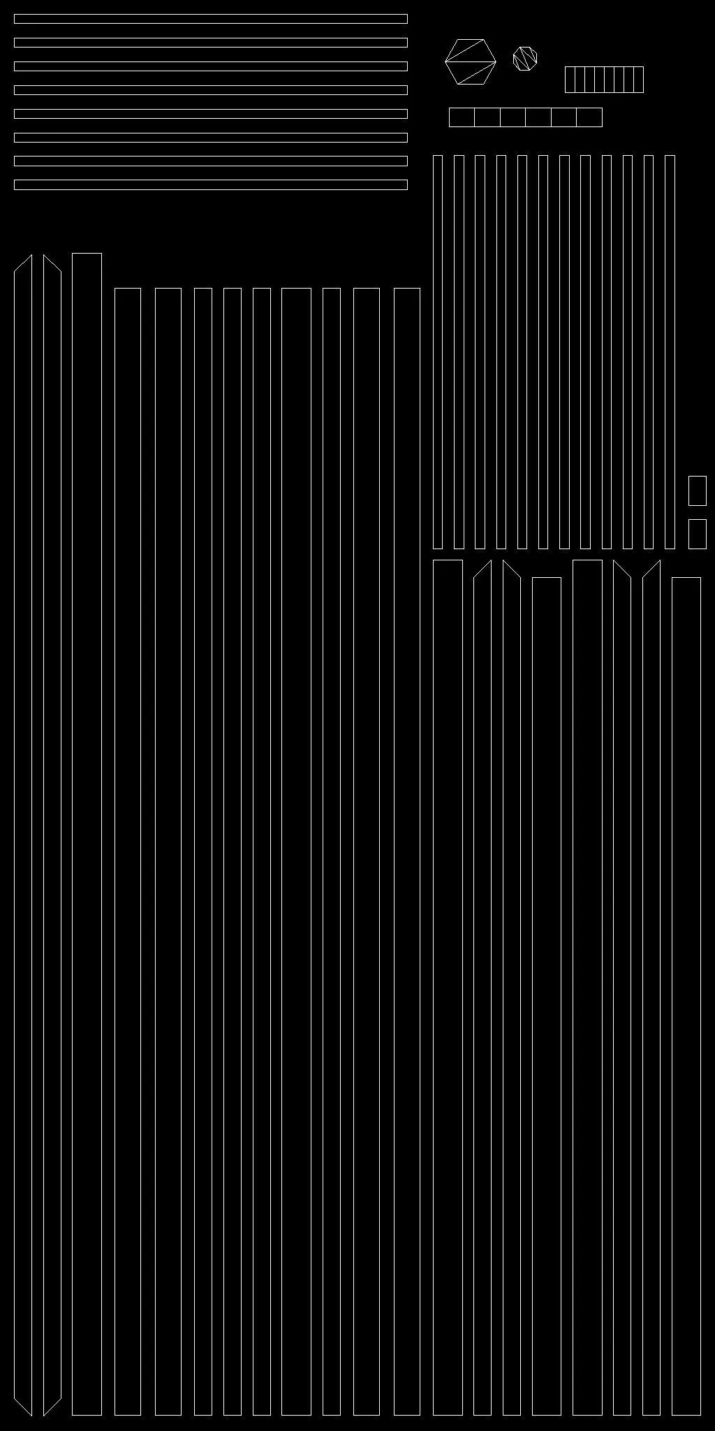 Guardrail B Low-poly 3D model_15