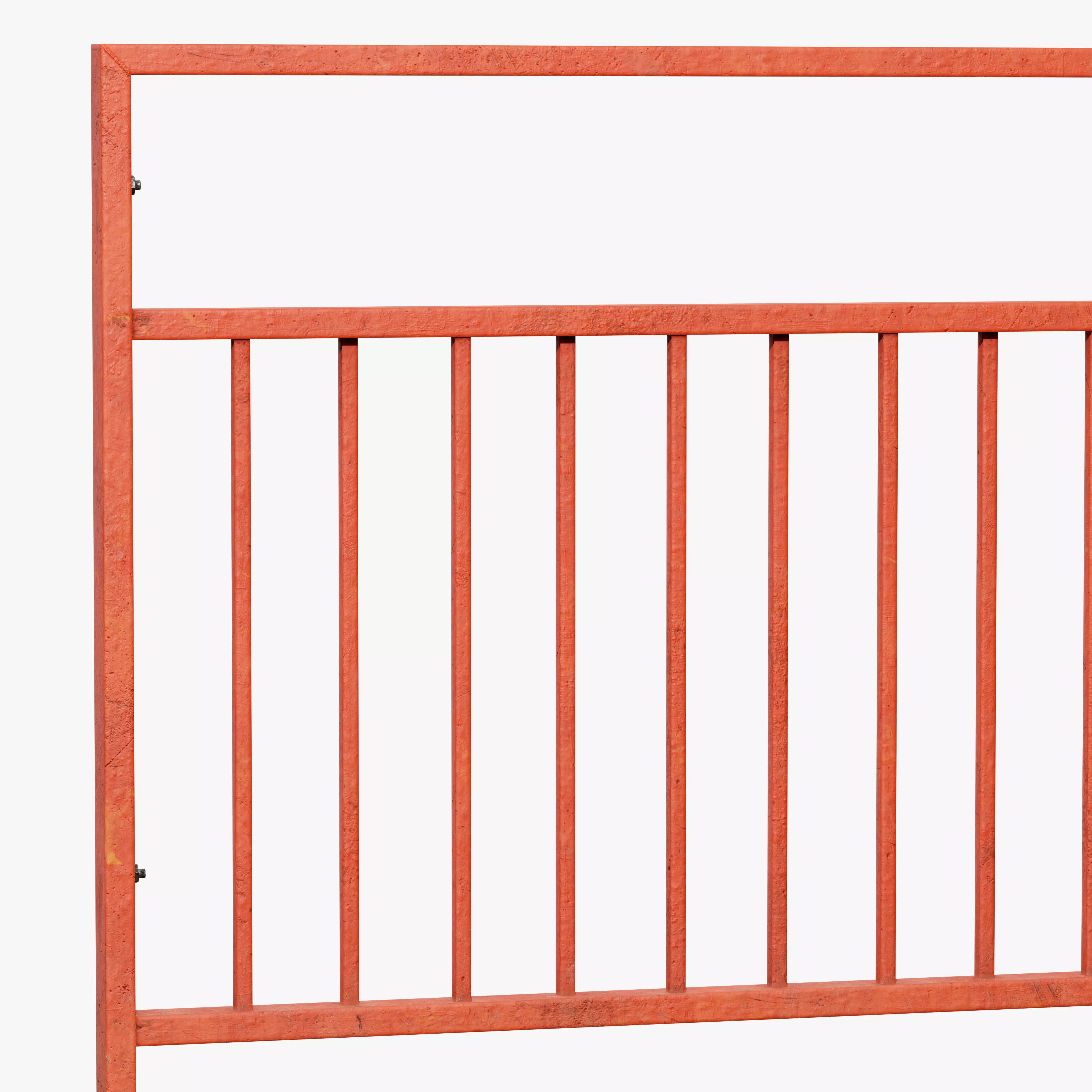 Guardrail B Low-poly 3D model_9