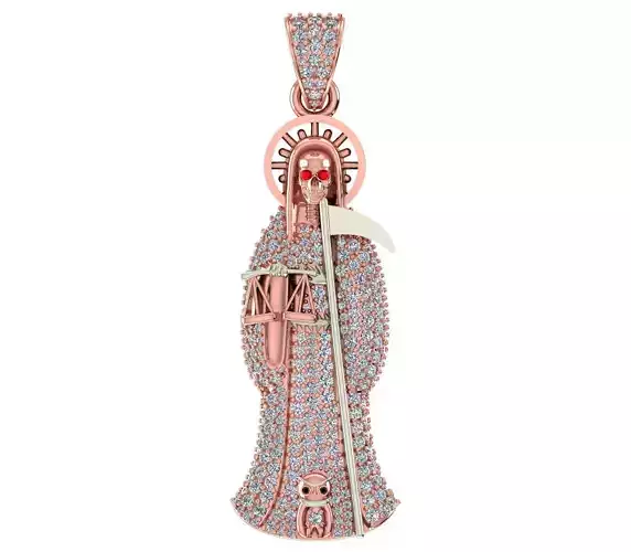 Santa Muerte 3D print model