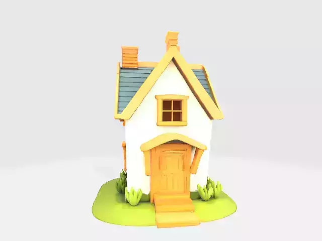 lowpoly house