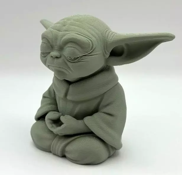 Zen Baby Yoda 3D print model_4