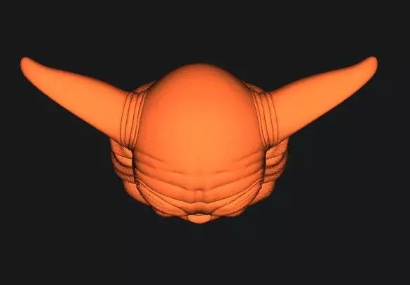 Zen Baby Yoda 3D print model_9