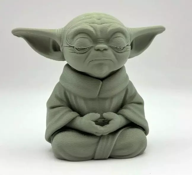 Zen Baby Yoda 3D print model_0