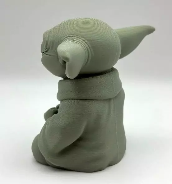 Zen Baby Yoda 3D print model_1